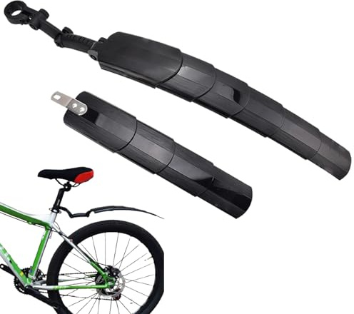 Generisch Schutzbleche Fürs Fahrrad - Schutzblech-Set | Faltbares, Vollflächiges Fahrradzubehör Für Bergstraßen, Schmutz Und Regen Beim Pendeln | FahrradschutzblechTragbar Verstellbar
