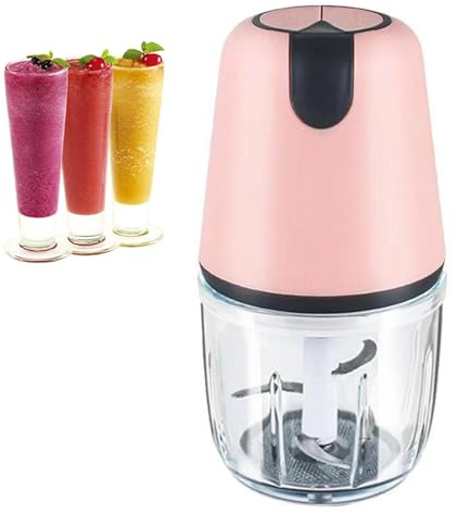 Kleiner elektrischer Eiscrusher, Slush-Maschine für rasiertes EIS, tragbarer Eisrasierer für die Zubereitung verschiedener Smoothie-Getränke, für Familie, Picknick, Camping, B (A)