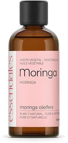 100% reines und natürliches Moringaöl | Kaltgepresst | Feuchtigkeitscreme für Gesicht und Haar | Reich an Antioxidantien und Vitaminen | Nicht komedogen