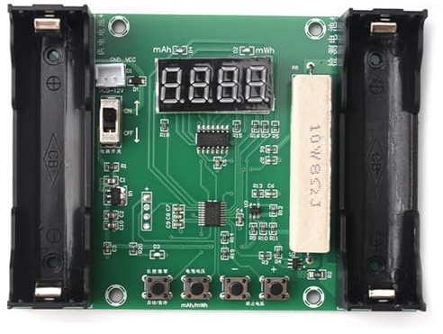 Two Wire Way 18650 Battery Tester with Auto Charges Discharge Function & Adjustable 1A Current for Industrial Use Auto Charging Discharging Module