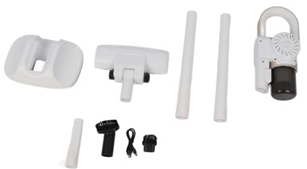 Segrehy Aspirador de Cama Inalámbrico Fuerte succión UV Eliminación efectiva de ácaros Aspirador de colchón 3000 mah con Recipiente para Polvo de 280 ml Múltiples Cabezales para Limpieza