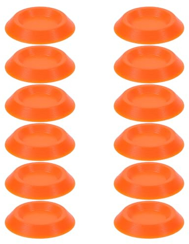 HANABASS Ciotola per Alimentazione Terrari Antiscivolo 12 Pz per Grilli Dubia e Insetti Alimentatori in Plastica Resistente