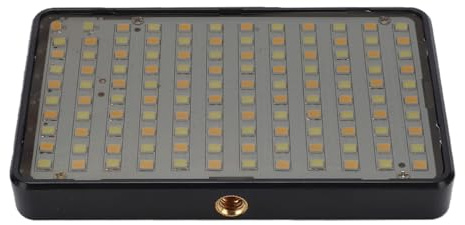 ACOGEDO Luce Polarizzata a LED, 120 Chip per la Cura degli Occhi Ad Alto CRI 2400K 6400K Luminosità Regolabile, con Obiettivo CPL 52 Mm per Fotografia Artistica Bellezza in Str