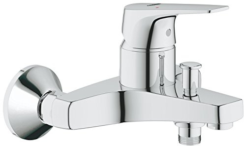 Grohe 23756000 BauFlow Wannenbatterie, Wandmontage mit Umstellung