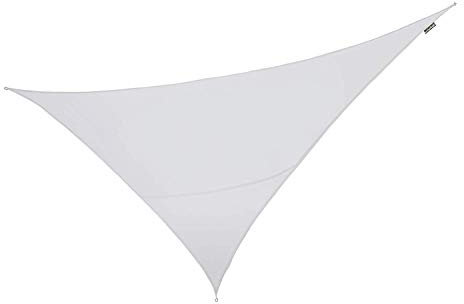 Kookaburra Waterproof Garden Sun Shade Sail Canopy in Polar White 98% UV Block (6m x 4.2m Right Angle Triangle)