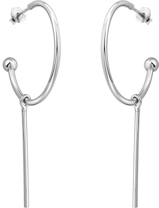 SOFIA MILANI - Damen Ohrringe 925 Silber - Ohrstecker Creole Stab - 20657