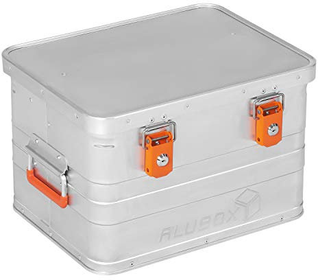 ALUBOX B29 - Aluminium Transportbox 29 Liter Alukiste mit Gummidichtung - Inhalt vor Staub und Spritzwasser geschützt, abschließbar