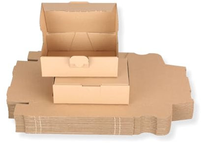 30 St. Maxibriefkarton 160 x 110 x 50 mm DIN A6 braun Warensendung Faltkarton, Warenpost, Klappdeckelkarton