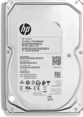 HP Inc Discos Duros Marca Modelo 2TB 7200RPM SATA 3.5IN Enterprise
