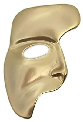 Nouveau luxe 18K plaqué or masque facial broche broche célèbre marque designer femmes broches