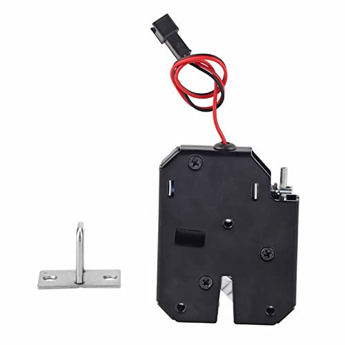 BuyWeek Elektronisches Schrankschloss, DC 12 V Elektrische Steuerung Riegel Schubladenschalter Schloss Elektromagnetisches Schloss ohne Erkennungsschalter