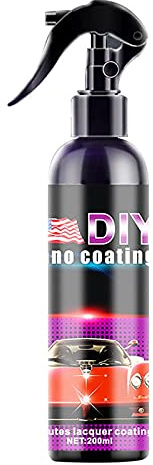 Greatideal Rivestimento in Ceramica Spray - Agente di Rivestimento per Vernice per Auto da 200 ml | Agente di Rivestimento,Accessorio per Veicolo per Strumento di Rivestimento per Auto Spray Mano