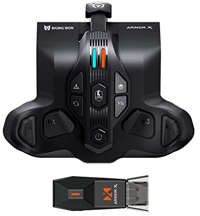 Paddles for Xbox Series X|S Controller, BIGBIG WON ARMOR-X for Xbox Series Plays on Xbox Series X|S/Xbox One/Switch/Win, Wireless Back Button Attachment Mapping|Macro|Turbo Controller Paddle for Xbox