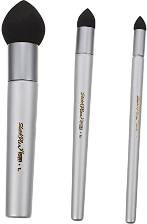 STOBOK 3 Pz Schizzo Penna Superficie Grigia Polvere Di Grafite Penna Per Carta Da Disegno Ad Alta Luminosità Disegno Di Frullatori Artistici Abito Carta Da Disegno e Penna Plastica Spugna
