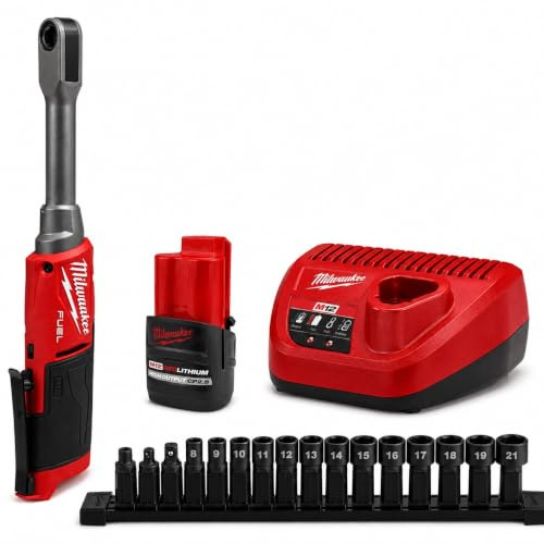 Milwaukee 3050-21 M12 Fuel™ Insider™ Ratsche mit erweiterter Reichweite