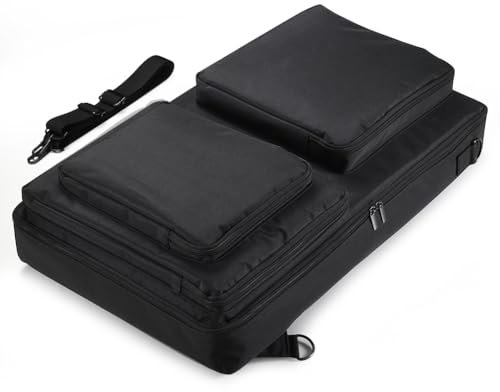 Fiorky DJ-Controller-Umhängetasche, kratzfest, Umhängetasche, Rucksack, stoßfest, tragbar, Schultertasche, verstellbarer Schultergurt for Pioneer DDJ-SR2 2023 DJ-Controller