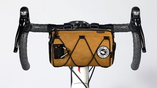 Borsa Manubrio Bici Grande con Tracolla Borsa Bicicletta Impermeabile Nylon 3,8L 24x14x14 cm Accessori MTB E-Bike Completi Cesta Porta Utensili e Telefono