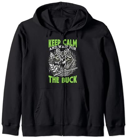 Love Deer Jagdsaison Hirschjäger Tierjäger Kapuzenjacke