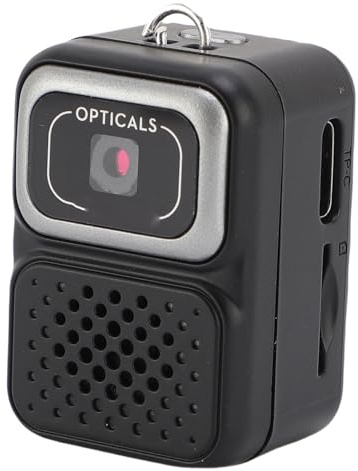 Annadue Tiny Keychain Camera, 1080P FHD Mini Compact Retro Digital Camera with 32GB SD Card, 3 Filters, 100 Mins Battery Life, for Photo Video Travel Study Recording (black)
