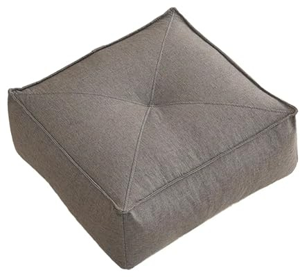 WJIAYAO Cojín de Meditación Cojín de Suelo futón Grueso meditación Almohada for Yoga sofá Ceremonia del té(Dark Gray)