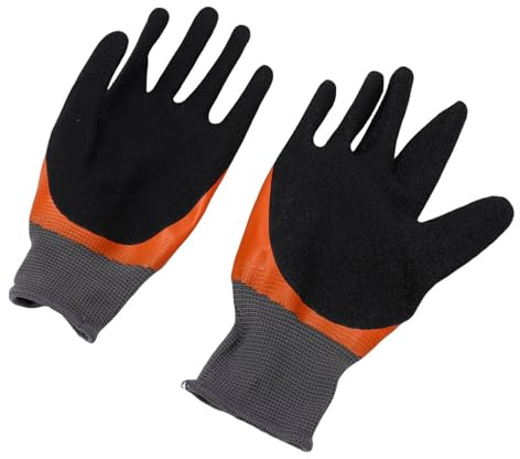 OVAQUIXI Isolierte, Gummi-Schutzhandschuhe für Elektriker mit Rutschfestem, Knitterigem Design für Elektroarbeiten, Hochspannung