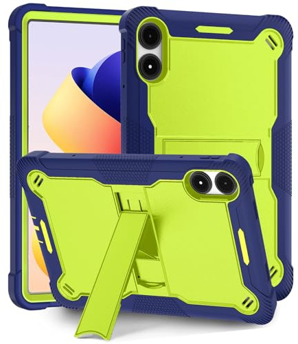 Vakarey för Xiaomi Redmi Pad 2 Pro-fodral för barn, stötsäkert fodral för Redmi Pad Pro 5G, 12,1 tum, blå + grön