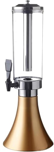 Dispensador de bebidas Dispensador de bebidas for fiestas de 3 litros con tubo de hielo y grifo | Fuente de bebida for cerveza, agua, torre de té helado | dispensador cerveza