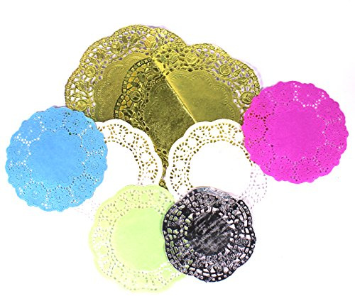 Assorted Metallic and Coloured Doilies by BCreative®
