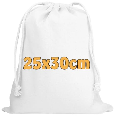 Cottonbagjoe (10, 25, 100, 250) sacchetti in cotone con coulisse, 25 x 30 cm, OEKO-TEX® Standard 100, sacchetti in tessuto per viaggi, regali e organizzazione