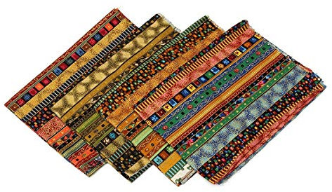 4 Stück 50cm * 50cm Bohemien Baumwollstoff Nähen Handarbeit Patchwork Stoffe Stoffreste DIY