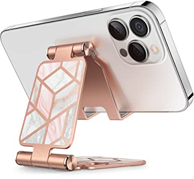 i-Blason Handy Ständer Verstellbarer Handyhalter Halter Telefon Ständer Multi Angle Handyhalterung für iPhone, Samsung, Huawei (Marmor)