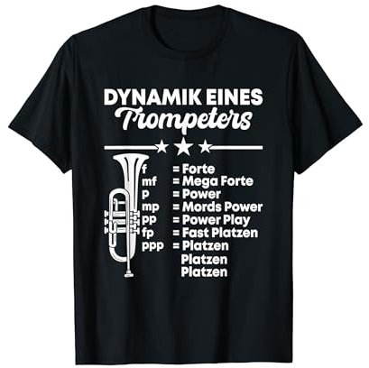 Dynamik Eines Trompeters Trompete Blasmusiker Instrument T-Shirt
