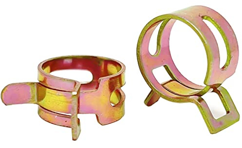 30pcs Spring Band Type Action Pipe Clamp, Spring Clips, Vacuum Hose Water Pipe Clamp Fasteners(13mm)
