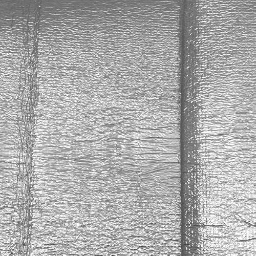 STOFFKONTOR Thermostoff Isotherm Stoff - Meterware, Farbe Silber - für Kühltaschen, Lunchbags, Flaschenwärmer-/kühler, Abdeckung von Autoscheiben, Sitzkissen uvm