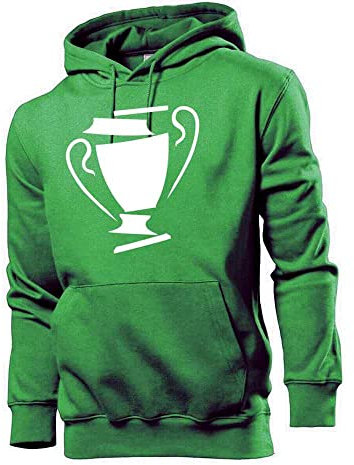 Generisch CL Pokal Teile Männer Hoodie Sweatshirt Grün 3XL