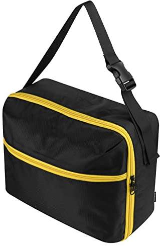 Homakover 1680D Carrying Bag for DEWALT DCC020IB 20V Max Cordless Tire Inflator, Protective Travel Case with Extra Pocket Fits for Battery, Charger, AC Power Adaptor and Accessories, Black, Travel