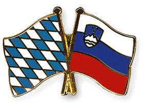 Bayern-Slowenien Freundschafts Pin Flaggen Pin Freundschaftspin Anstecker Flaggenpin