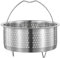 BESTonZON Panier Vapeur en Acier Inoxydable 22Cm Steamer Panier pour Autocuiseur Insert Steamer Steaming Rack Passoire Passoire pour Cuisinière Marmite