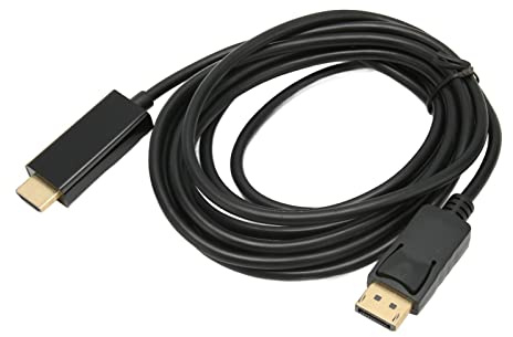 Unidirectional DisplayPort to HDMI Display Cable 4K 30Hz, Compatible with PC, Laptop, GPU, 9.8 Feet
