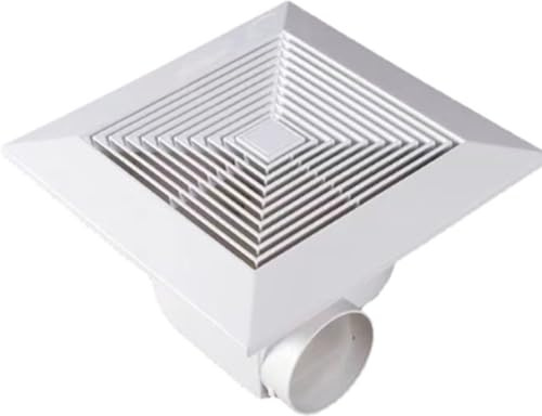 BETAM Exhaust Fan for Bathroom Ceiling,Quiet Ventilation Fan with Check Valve,ABS Flame Retardant Shell,Kitchen Extractor Fan,for Restroom, Home,Office,Garage,Water Proof,B,11 inches