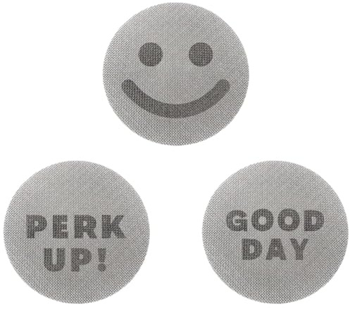 (3 Pack) Happy Puck Espresso Puck Screens 58mm 53.5mm 51mm Puck Screen,Lower Shower Screen, Metal Coffee Reusable Filter for Espresso Portafilter Filter Basket Stainless Steel