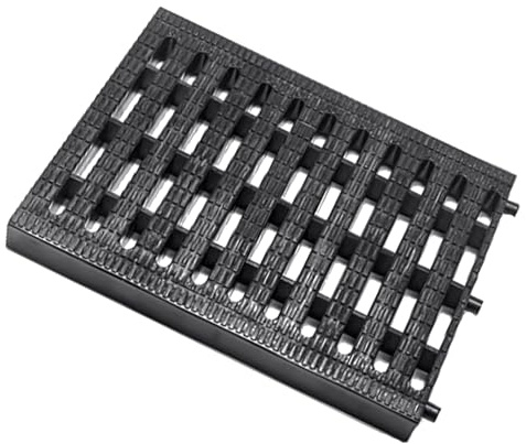 Rejilla Desague Jardin Rejillas de Drenaje de Plástico Polimérico para Parques y Patios, Filtros de Drenaje de Zanja Antideslizantes, Placas de Rejilla de Drenaje de Alcantarillado de 10 X 8 Pulgadas(
