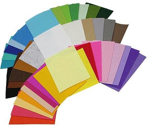 SEWACC 120 Stück Kernwolle Aus Polyestergewebe Zum Nadelfilzen Filzquadrate Zum Basteln Filzstoff Dekorationen Zubehör DIY Material DIY Bastelprojekte Wolle Roving Filzen Für