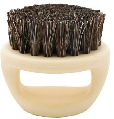 Spazzola da barba da uomo con manico in stile barba; spazzola da barba vintage per capelli e barba, regalo per le vacanze per padre, marito, usato per la