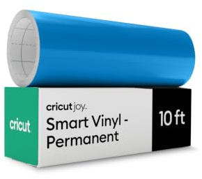 Cricut Joy Smart Permanent Adhesive Vinyl | 14 cm × 3 m | Ocean Blue | Self-Adhesive Vinyl Roll | Ideal for Customising Mugs, Labels, Cards & DIY Crafts