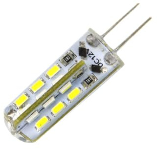 NUOBESTY Lampadina Led G4 12v 1,5w Dc 12v 3014 Smd Bianca, Flusso Luminoso 165 Lumen, Angolo 360°, Set Da 10 Pezzi, Per Lampade Da Interno e Sostituzione Facile