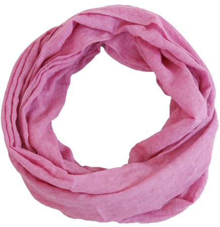 beybey® Damen Loopschal aus 100% Baumwolle – Leichter Rundschal, weich & atmungsaktiv – Viele Farben & Muster