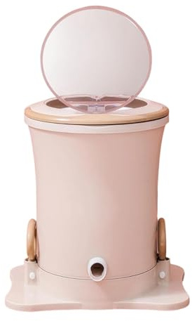 MagiDeal Essoreuse à linge manuelle, mini, compacte et portable, idéale pour les dortoirs, les camping-cars, les appartements et les maisons, Rose, M