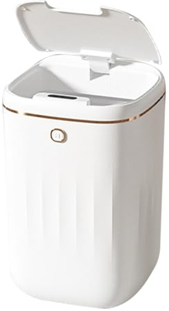 Acouto Cubo de Basura Automático 20 L con Sensor de Movimiento Recargable Fácil de Limpiar para Baño y Cocina Cesto de Basura Inteligente sin Contacto Contenedor de Basura Doméstico