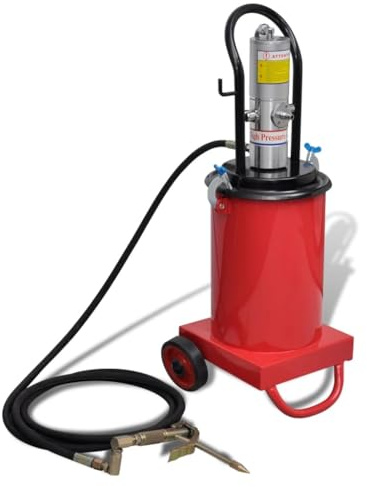 Lumanois Profi Fettpresse Druckluft Abschmierpresse 12 Liter,13.05kg,140651